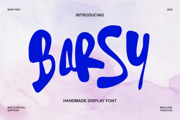 Barsy: A Handmade Font for Thoughtful Editorial Design