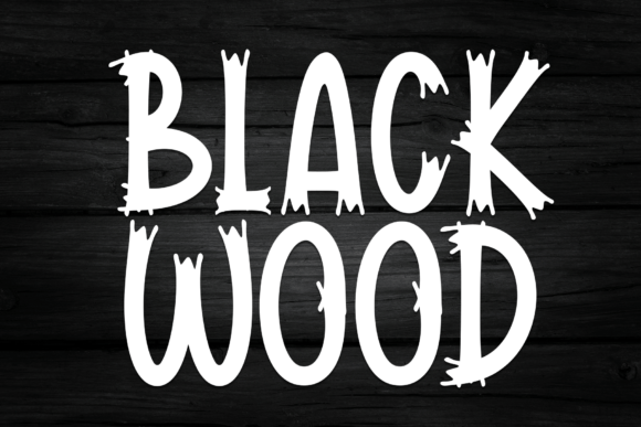 Black Wood: A Rugged Font for Bold Branding