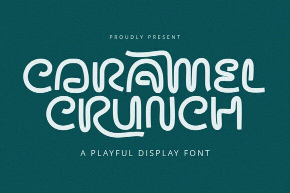 Caramel Crunch: A Playful Display Font for Eye-Catching Campaigns