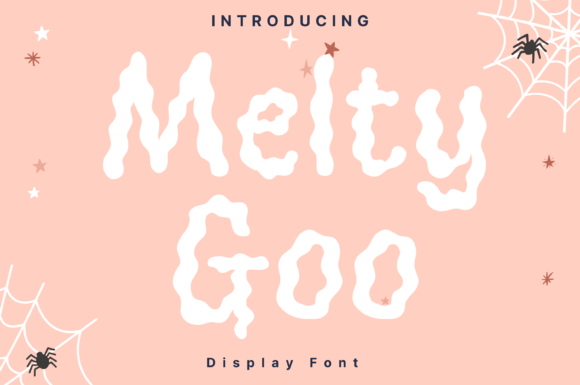 Discover the Magic of Melty Goo: A Display Font for Bold Visual Impact