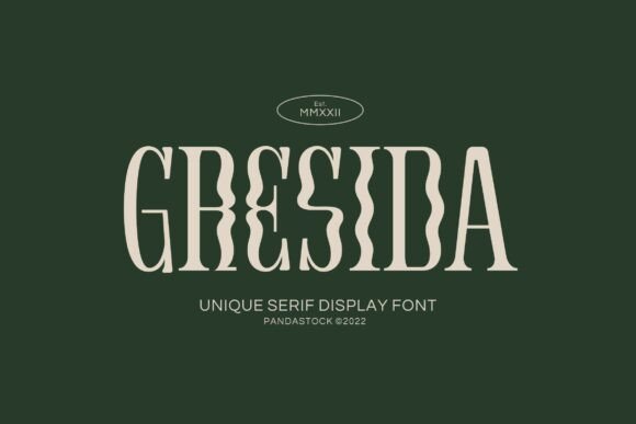 Gresida: A Timeless Serif Font for Creative Makers