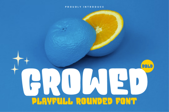 Growed: A Playful Display Font for Bold Branding