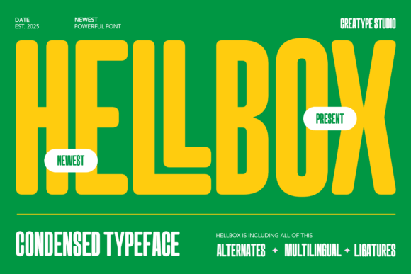 Hellbox: A Punchy Display Font for Bold Digital Statements