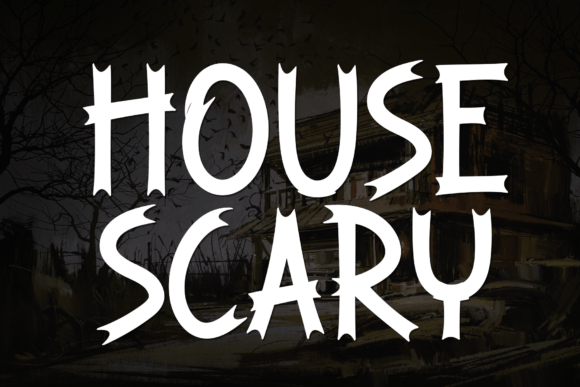 House Scary: A Friendly Display Font for Modern Branding