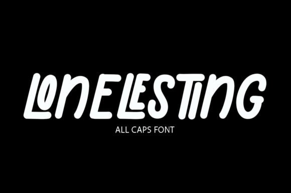 Lonelesting: A Playful Typeface for Bold Branding