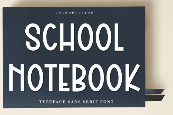 School Notebook Font for Web Design Projects