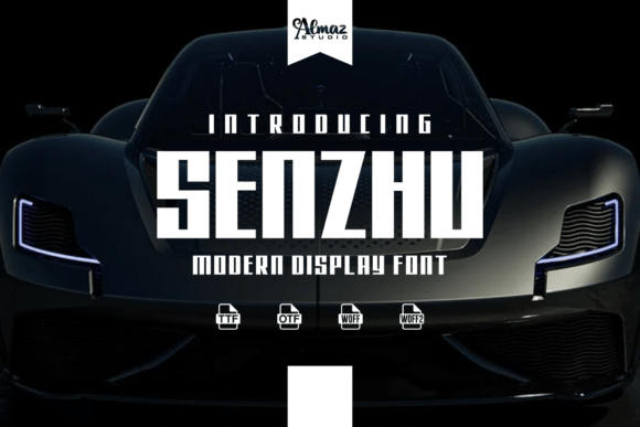 Senzhu Font for Bold Editorial Design