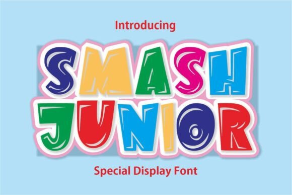 Smashjunior Regular: A Playful Font for Branding That Stands Out