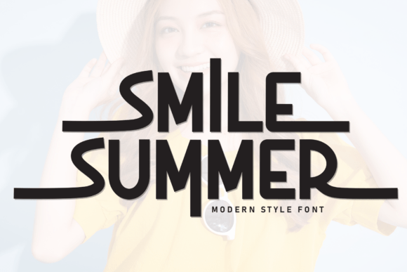 Smile Summer Font for Handmade Creations and More