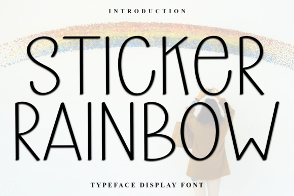 Sticker Rainbow: A Handwritten Font for Timeless Design