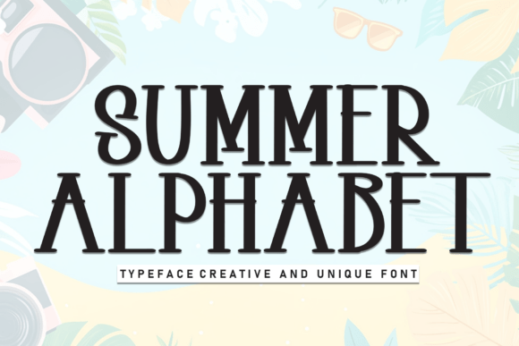 Summer Alphabet: A Font for Editorial Warmth and Visual Storytelling