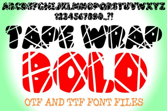 Tape Wrap Bold for Creative Branding and Display Typography