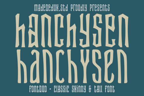 Transform Your Brand with Hanchysen: A Display Font That Speaks Volumes