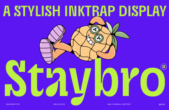 Ut Staybro: A Bold Font for Business Branding