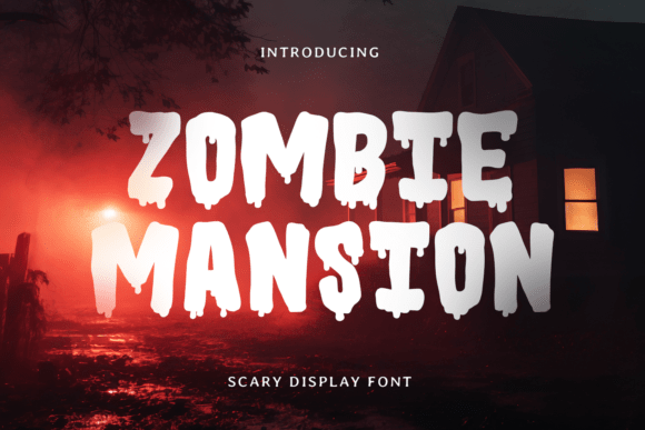 Zombie Mansion Font for Spine-Chilling Editorial Designs